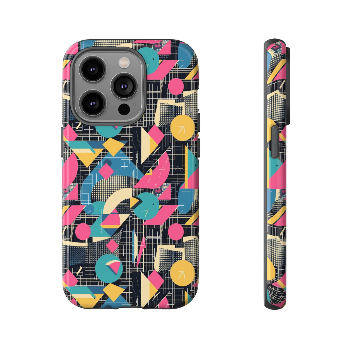 Retro 80s Seamless Phone Case – Vintage Style Meets Modern Protection 266