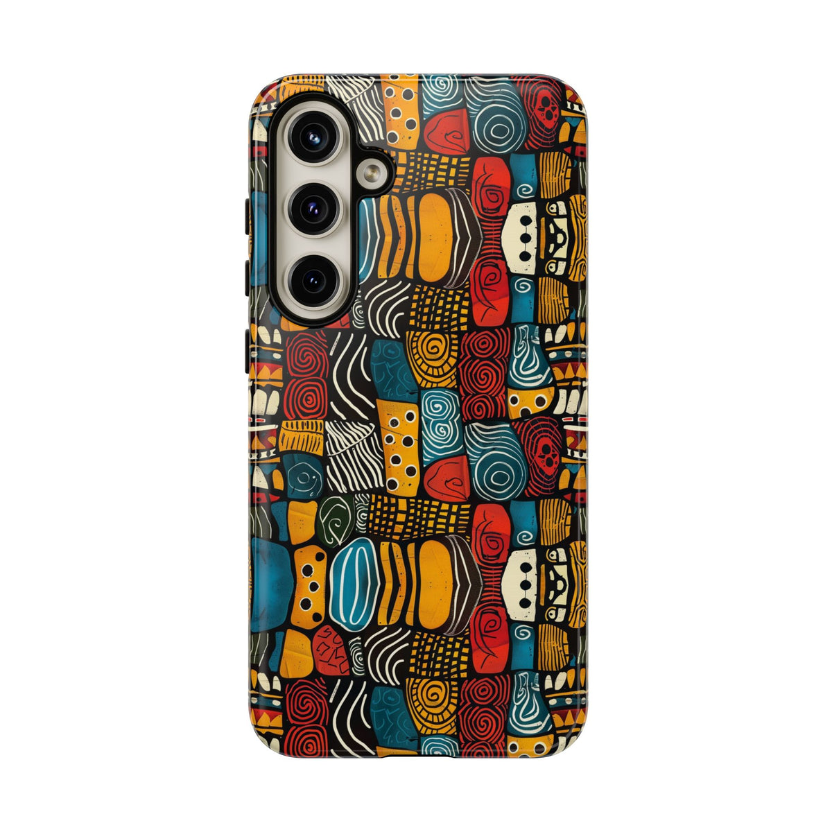 Stylish African Pattern Phone Case – Unique and Vibrant Protection 159