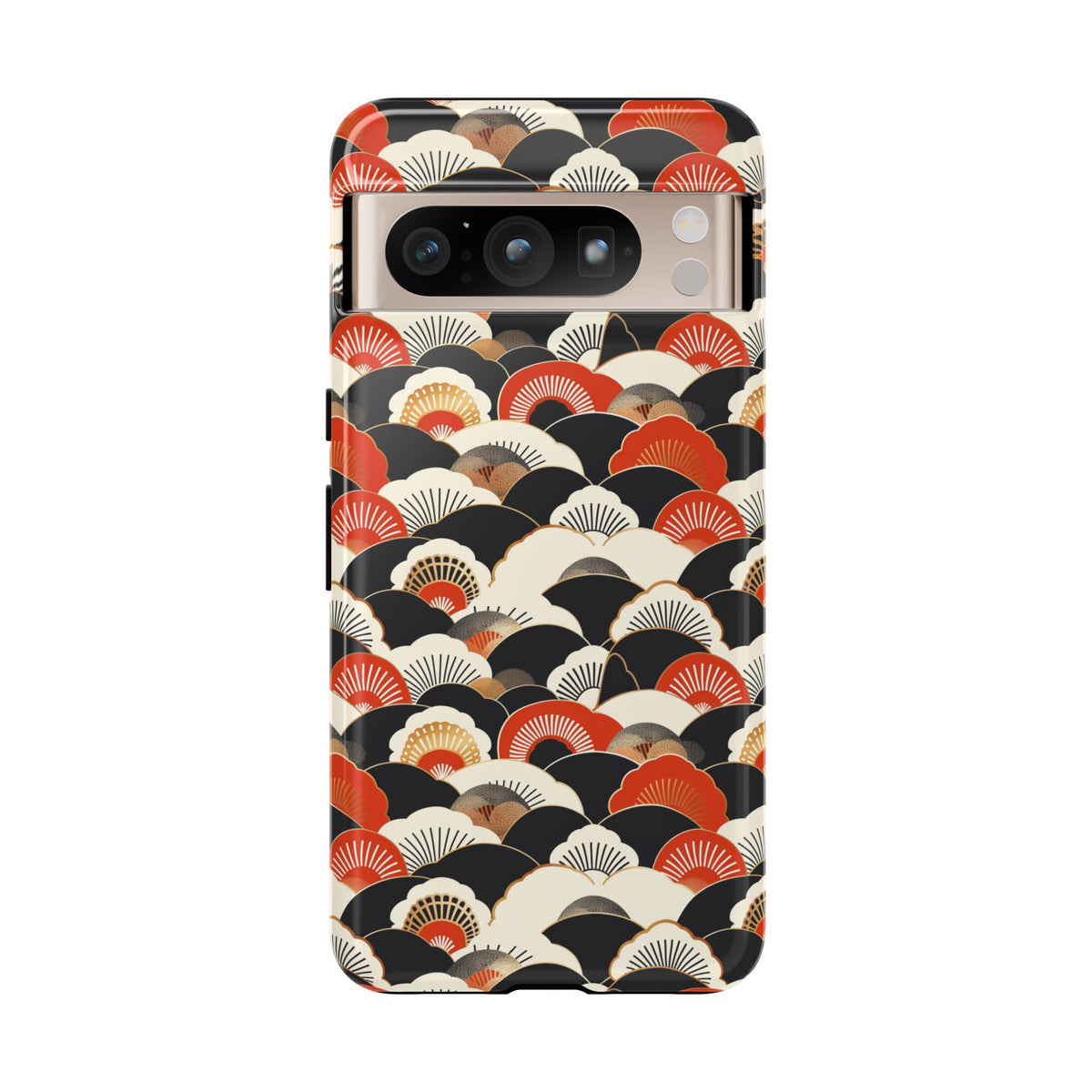 Japanese Pattern Phone Case – Elegant & Timeless Design for Your Phone 080