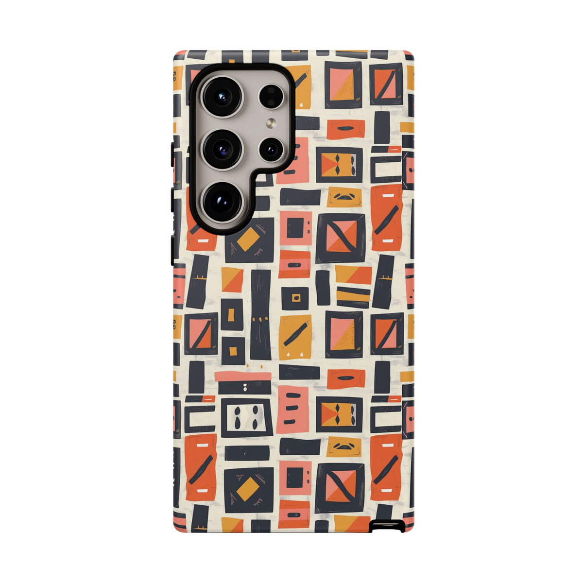 Stylish African Pattern Phone Case – Unique and Vibrant Protection 087