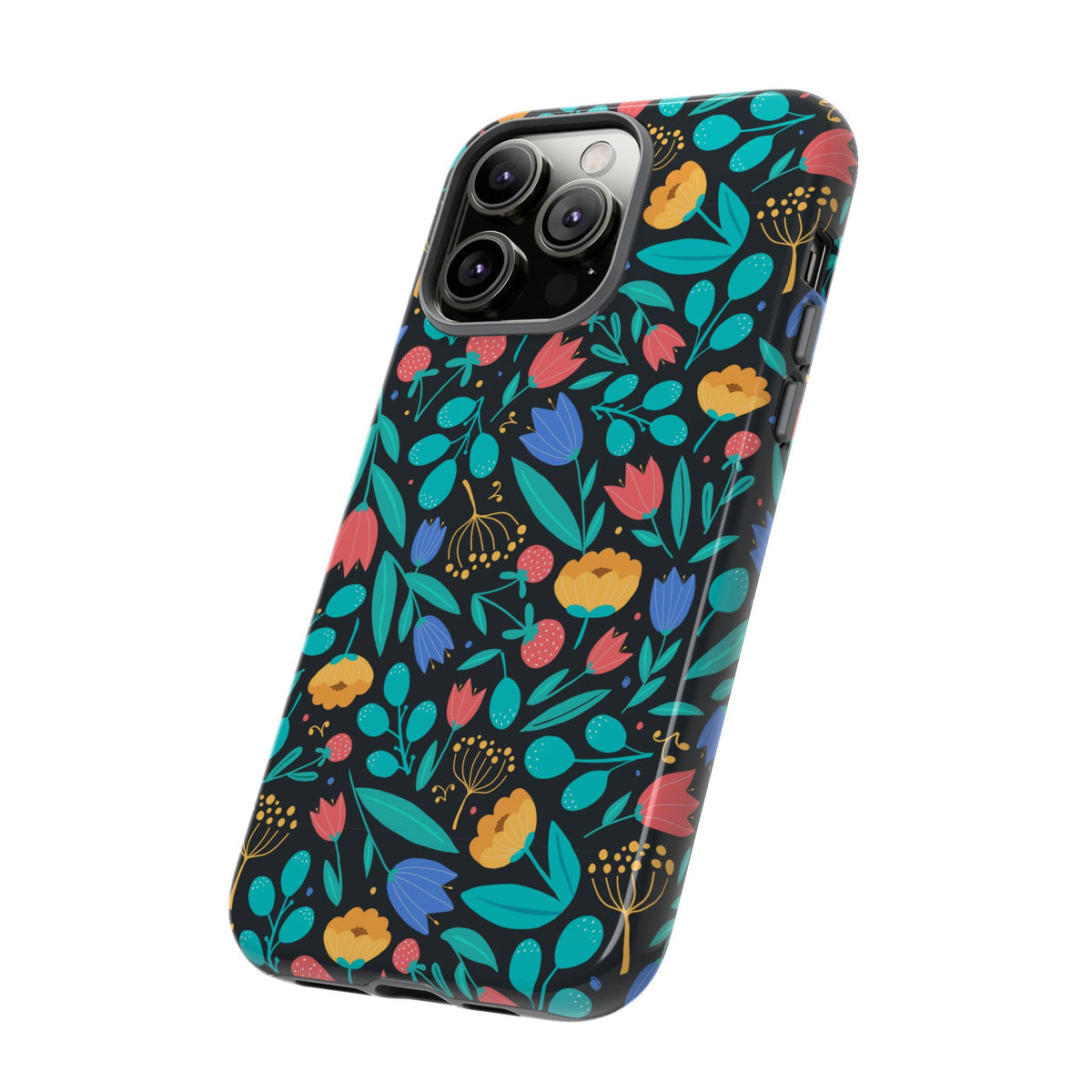 Colorful Little Flower Design Phone Case – Bright and Cheerful Floral Phone Cover