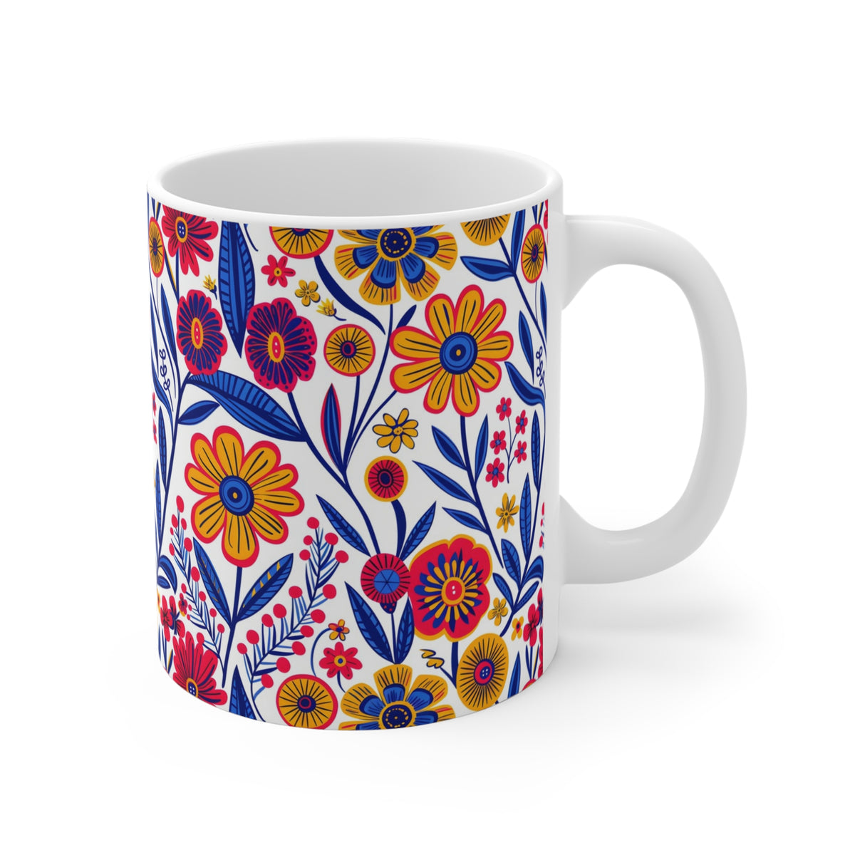 Groove Floral Bohemian Coffee Mug – Perfect for Free Spirits  (20)