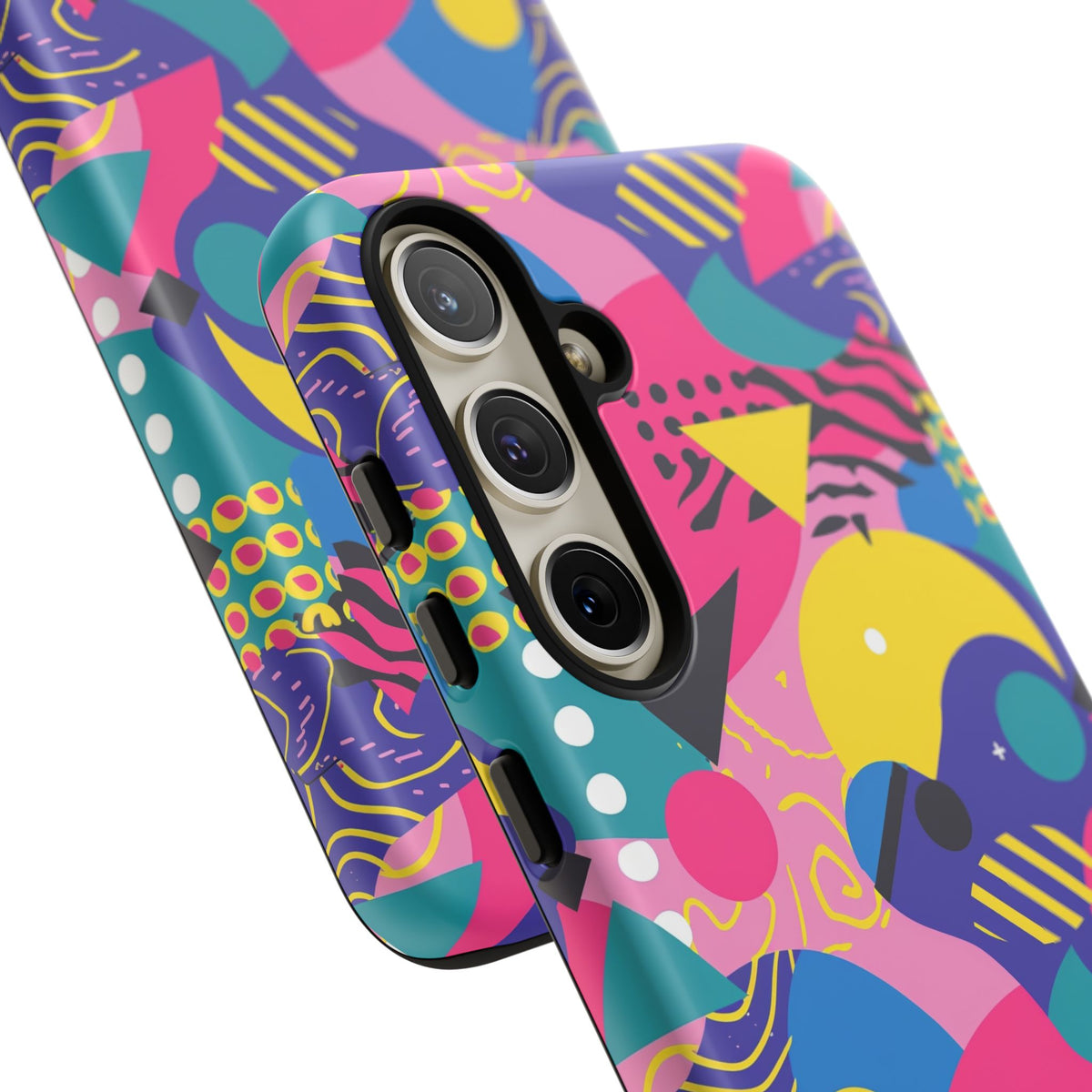 90s Themed Seamless Pattern Phone Case – Embrace Retro Style and Protection 283