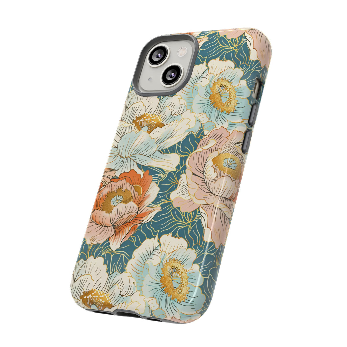 Japanese Blossom Asian Floral Design Phone Case – Elegant Floral Phone Cover 3