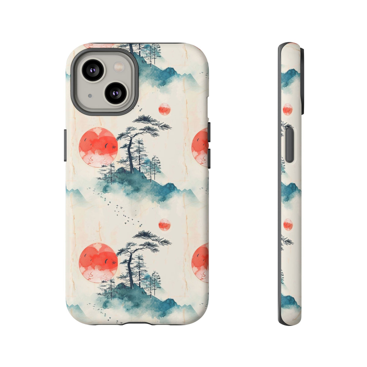 Japanese Pattern Phone Case – Elegant & Timeless Design for Your Phone 055