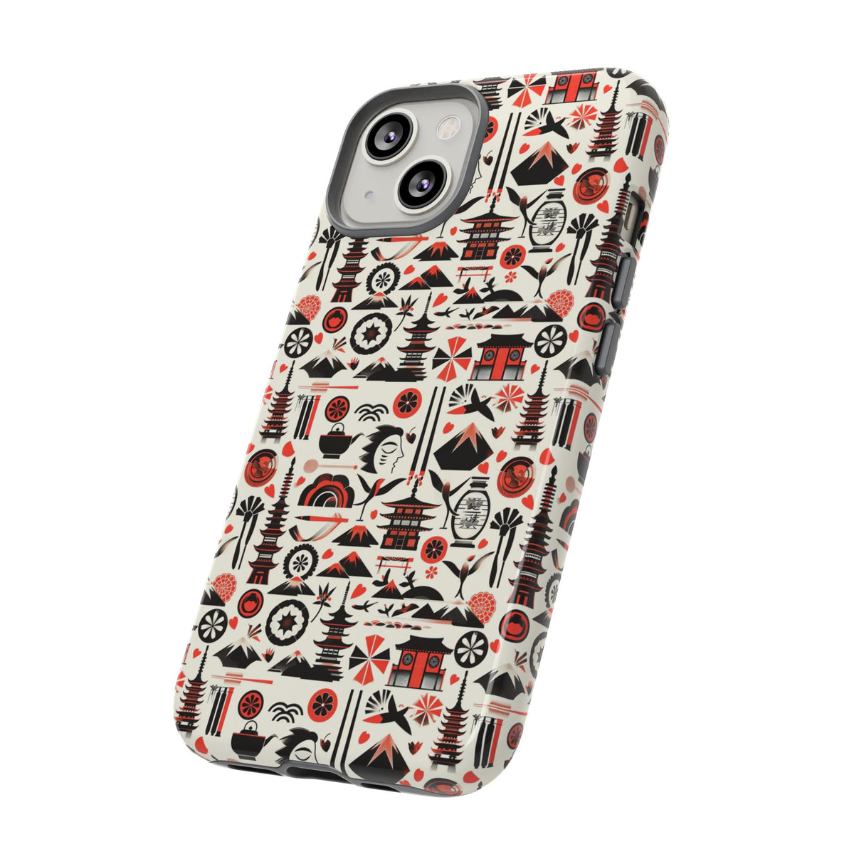 Japanese Pattern Phone Case – Elegant & Timeless Design for Your Phone 006