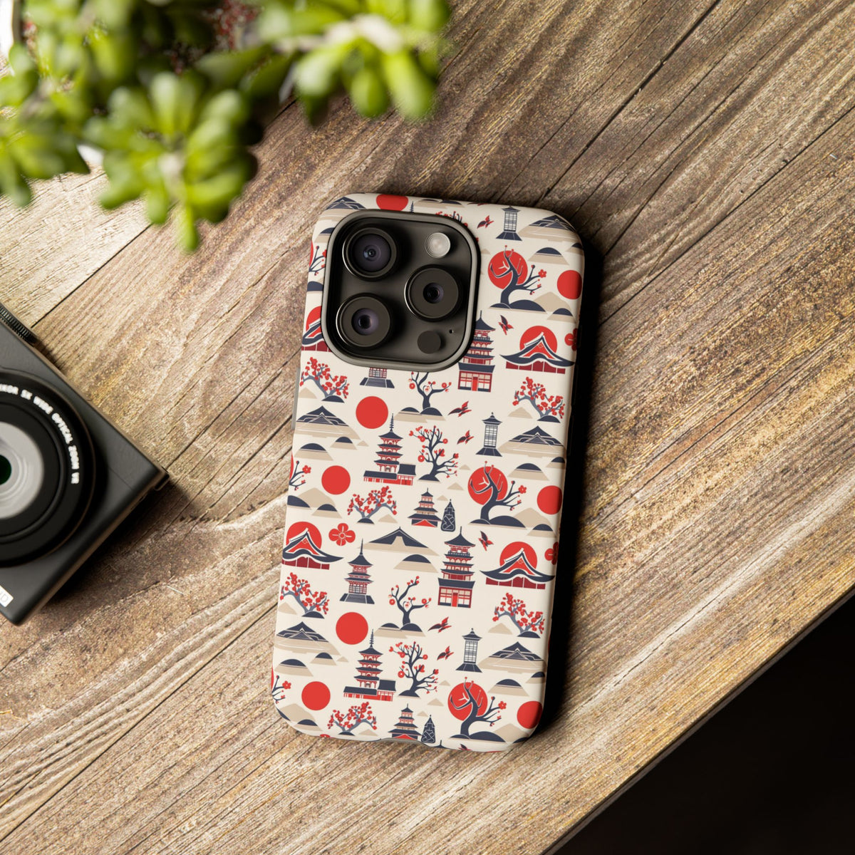 Japanese Pattern Phone Case – Elegant & Timeless Design for Your Phone 013