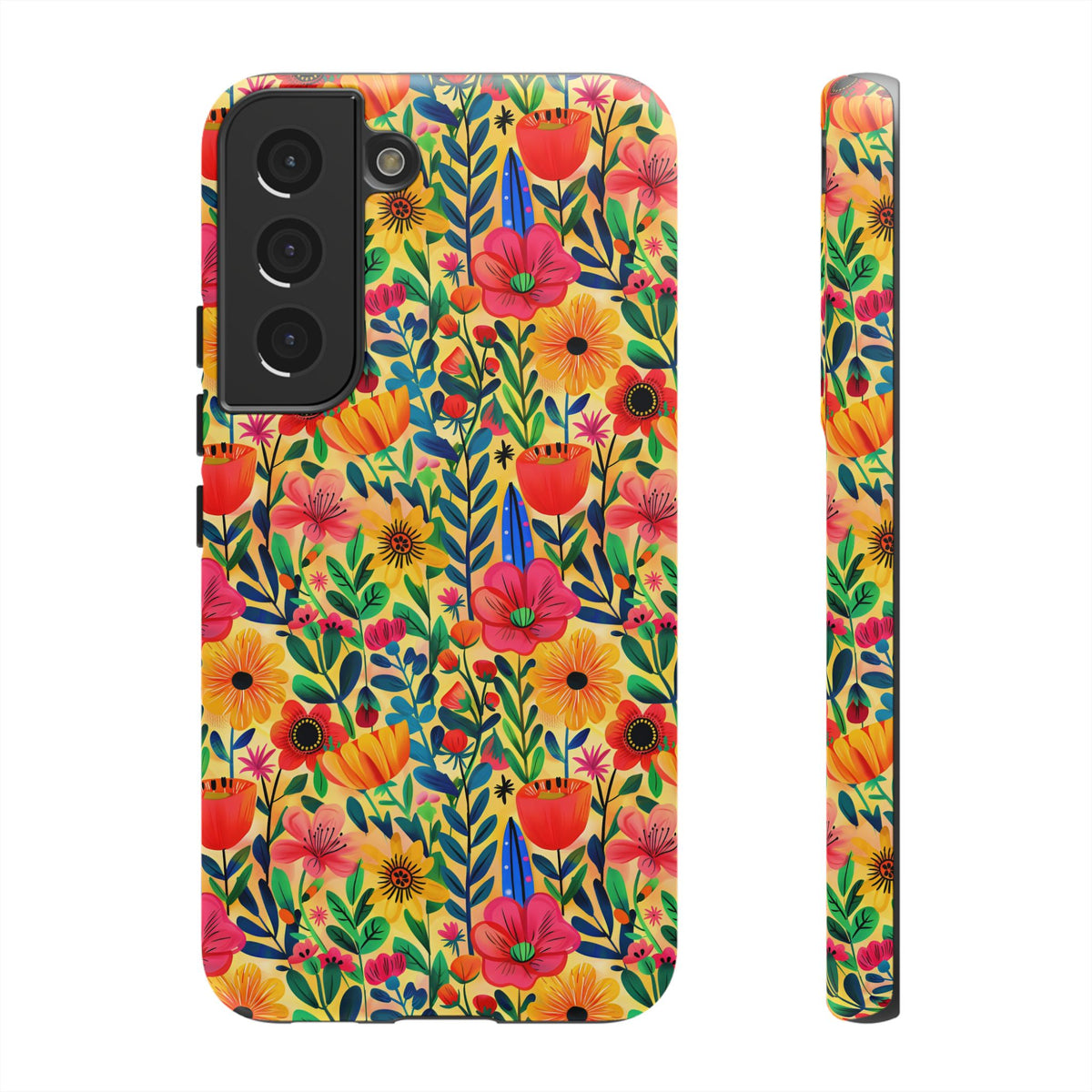 Frida Kahlo's Flower Phone Case – Artistic Elegance for Your Phone 7