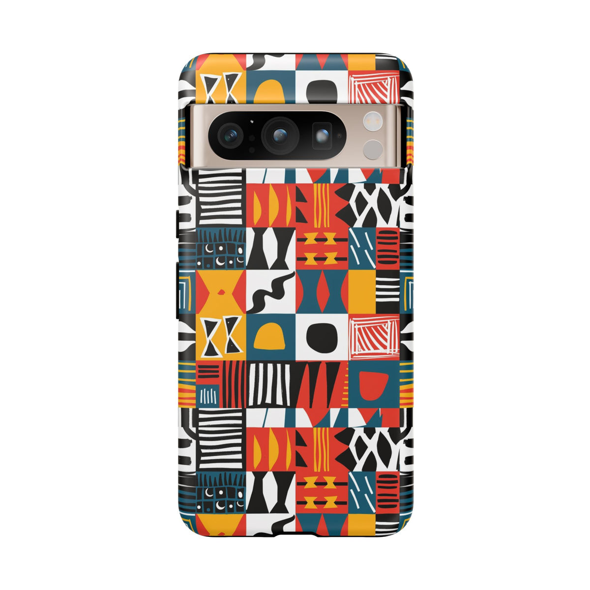 Stylish African Pattern Phone Case – Unique and Vibrant Protection 076