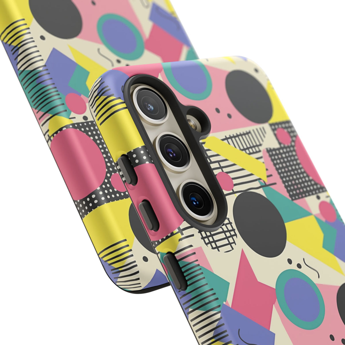 90s Themed Seamless Pattern Phone Case – Embrace Retro Style and Protection 228