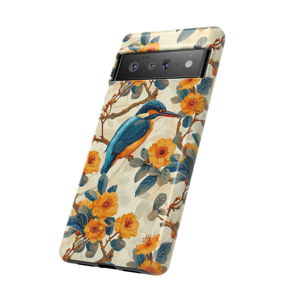 Birds Seamless Pattern Phone Case – Elegant and Timeless Avian Design