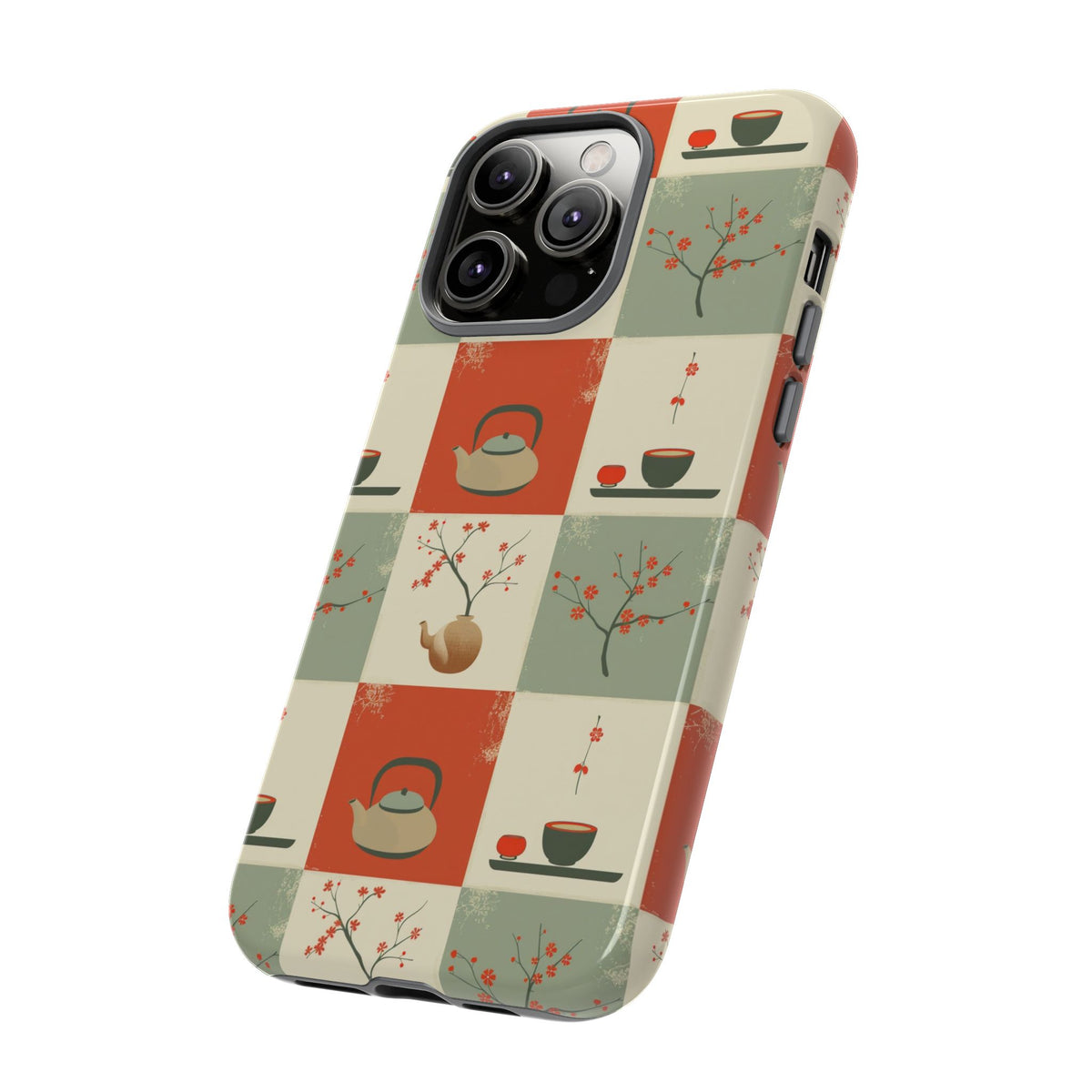 Japanese Pattern Phone Case – Elegant & Timeless Design for Your Phone 505