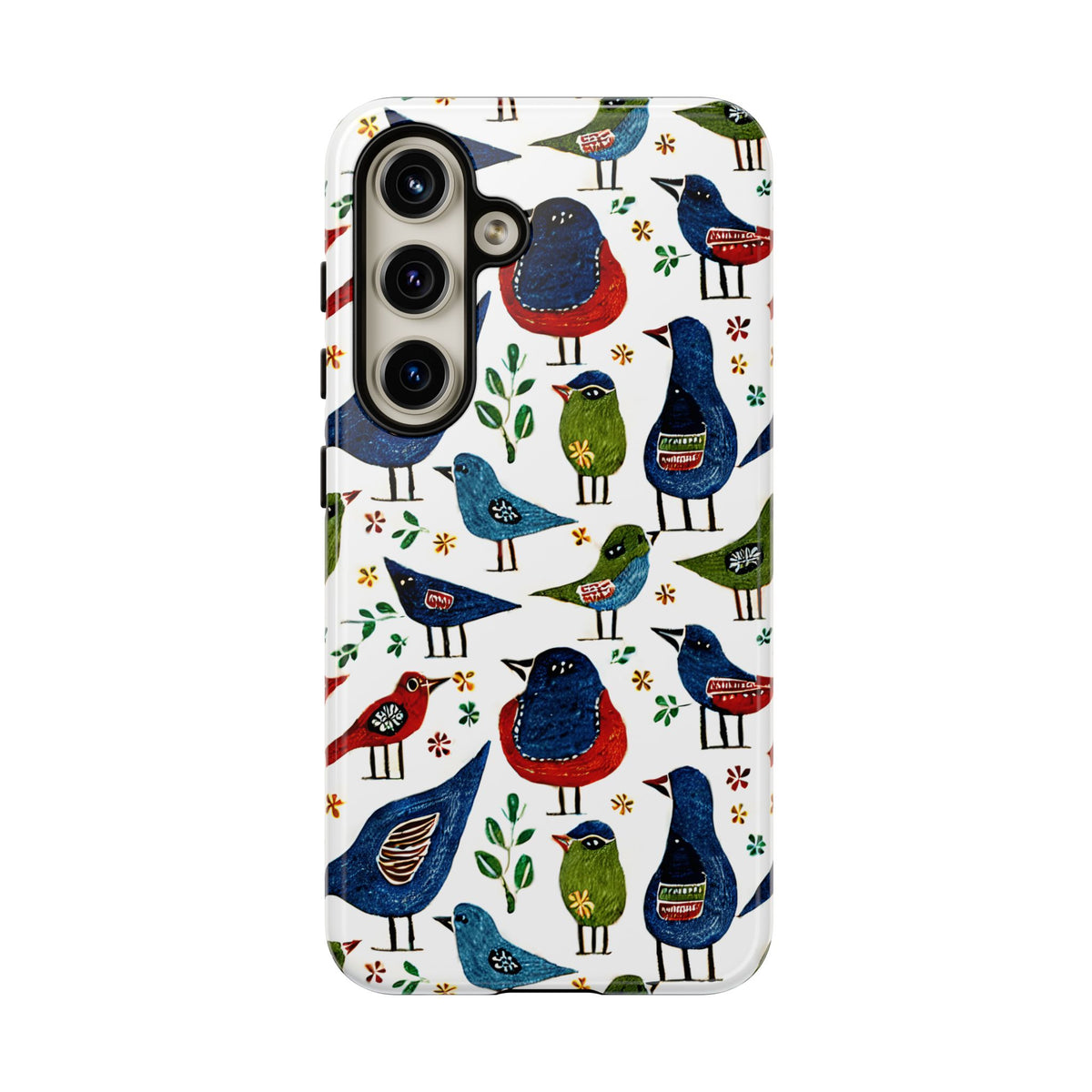 Birds Seamless Pattern Phone Case – Elegant and Timeless Avian Design 12