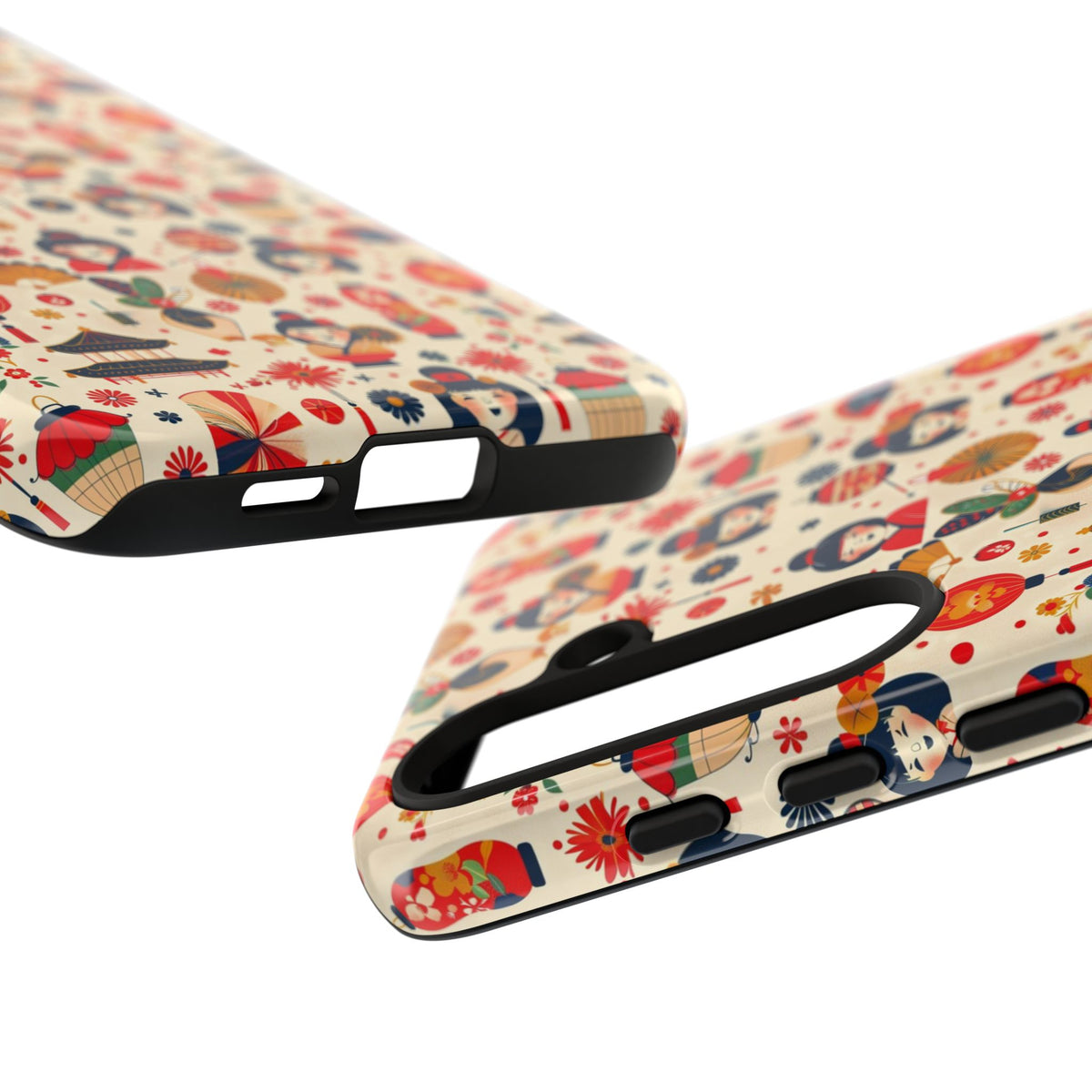 Japanese Pattern Phone Case – Elegant & Timeless Design for Your Phone 090