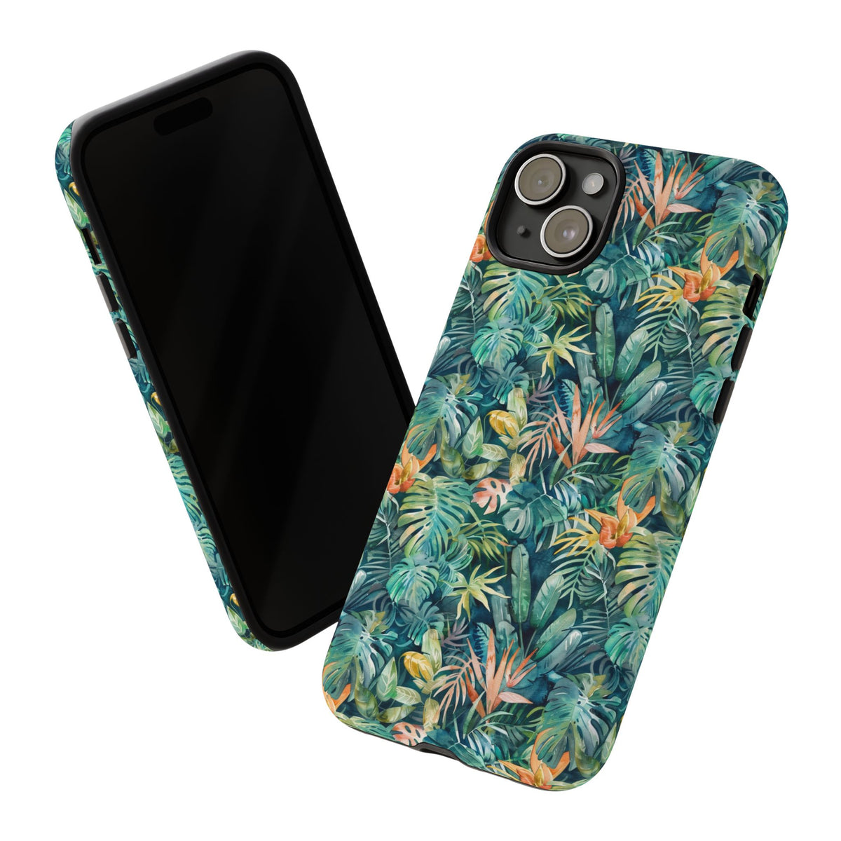 Jungle Pattern Phone Case – Exotic & Lush Design for Your Phone 333