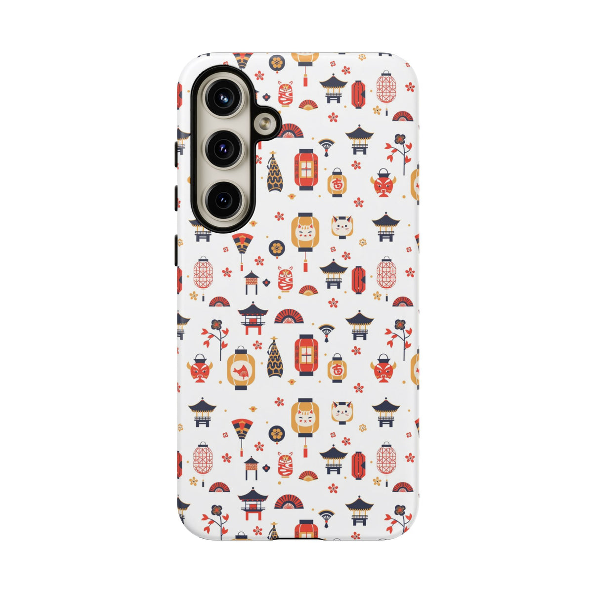 Japanese Pattern Phone Case – Elegant & Timeless Design for Your Phone 121