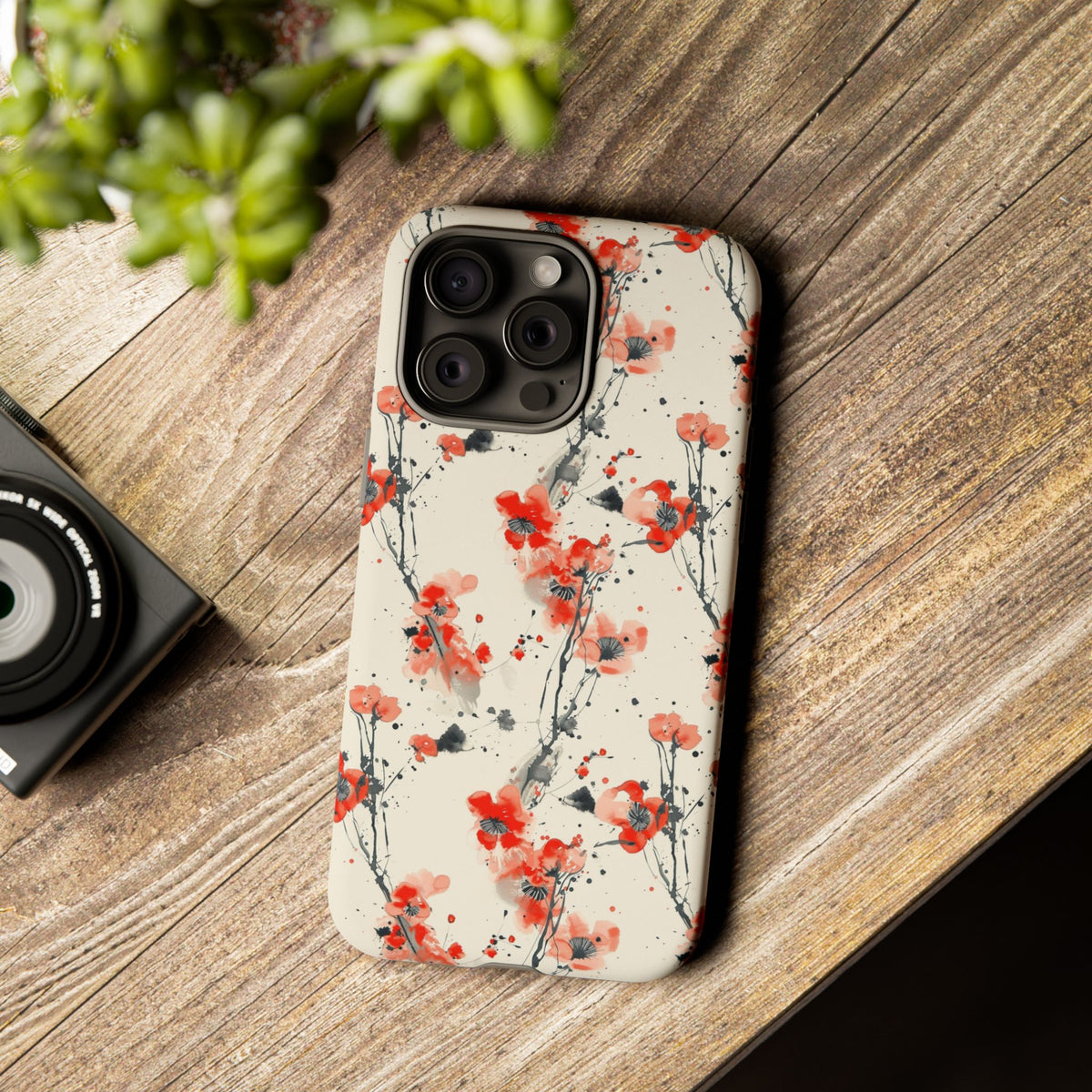 Japanese Pattern Phone Case – Elegant & Timeless Design for Your Phone 045