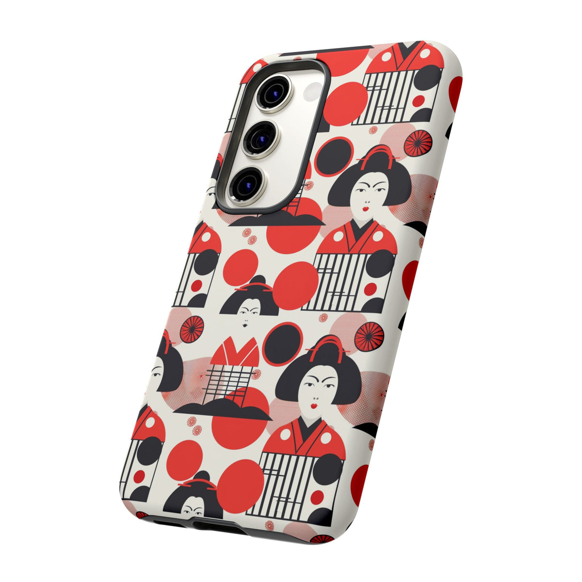 Japanese Pattern Phone Case – Elegant & Timeless Design for Your Phone 018