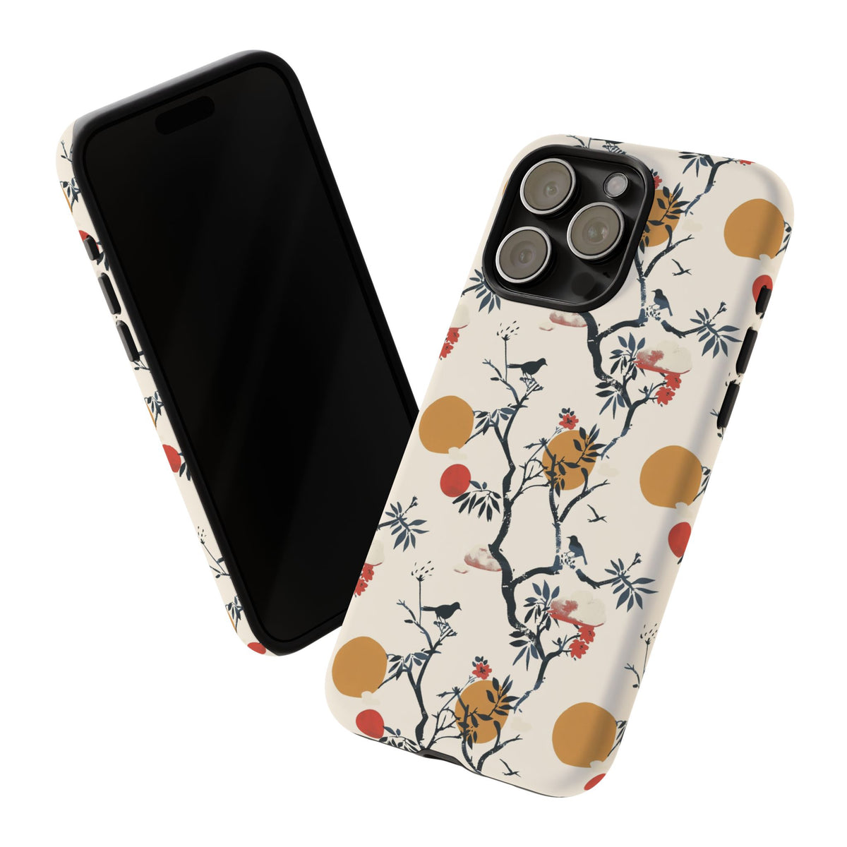 Japanese Pattern Phone Case – Elegant & Timeless Design for Your Phone 054