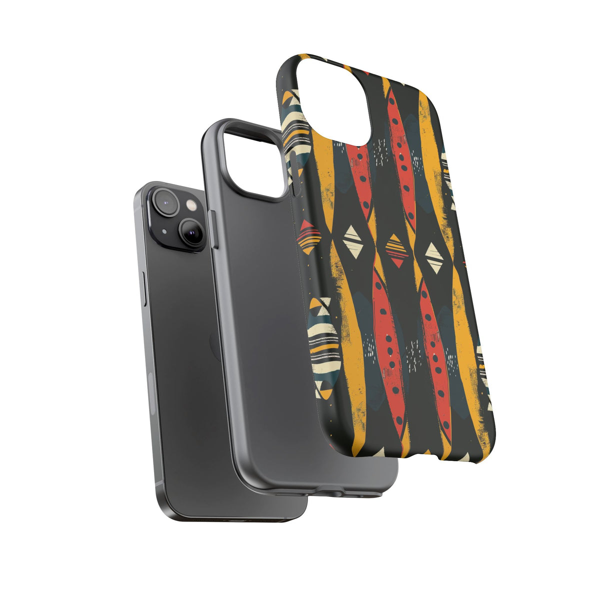 Stylish African Pattern Phone Case – Unique and Vibrant Protection 156