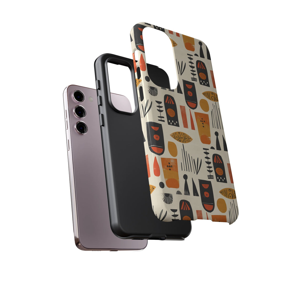 Stylish African Pattern Phone Case – Unique and Vibrant Protection 208