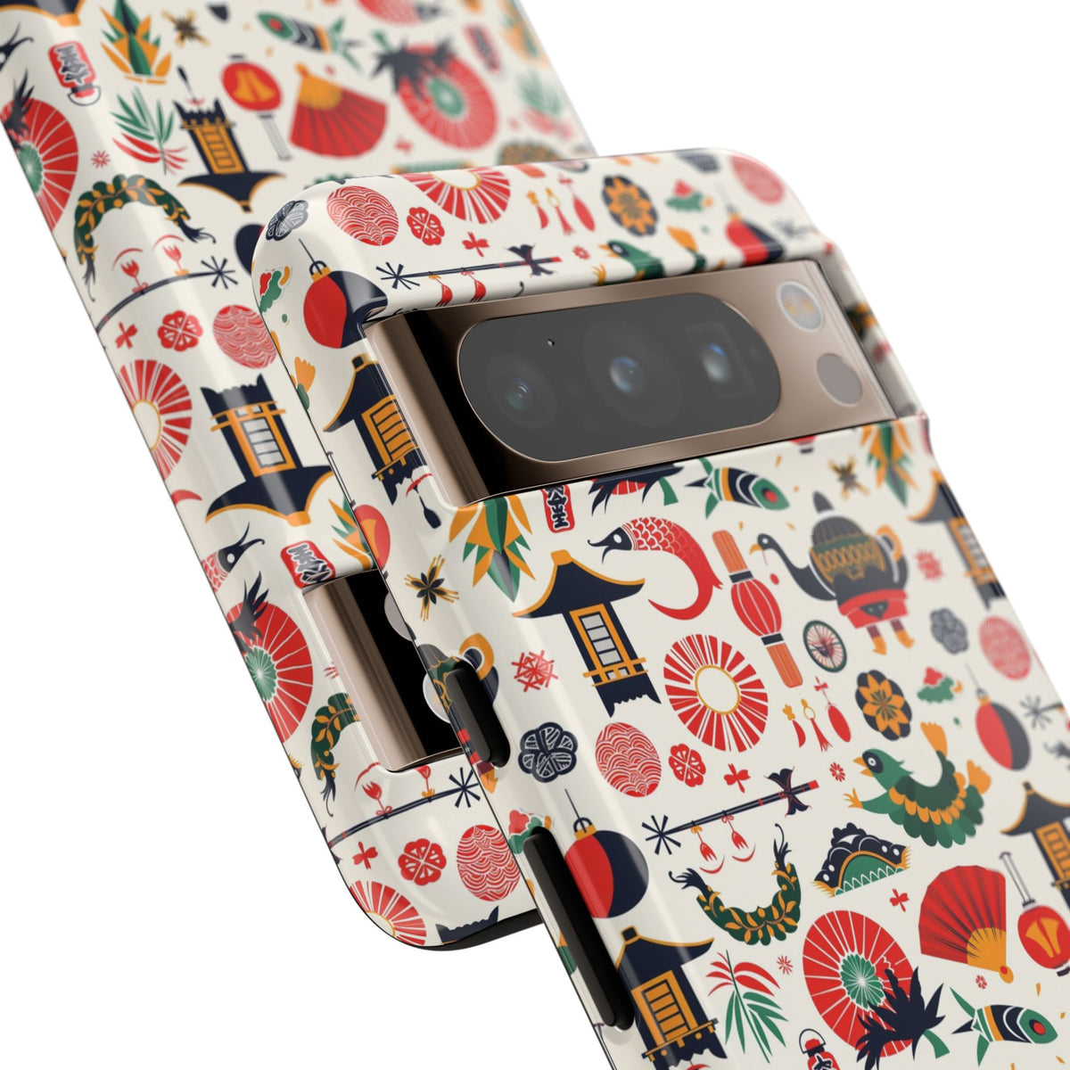 Japanese Pattern Phone Case – Elegant & Timeless Design for Your Phone 461