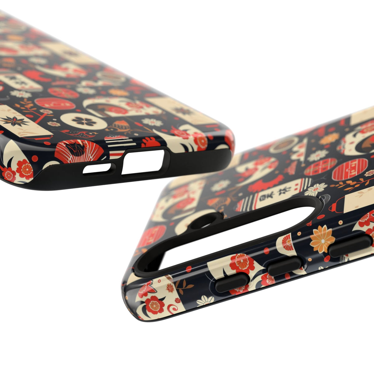 Japanese Pattern Phone Case – Elegant & Timeless Design for Your Phone 069