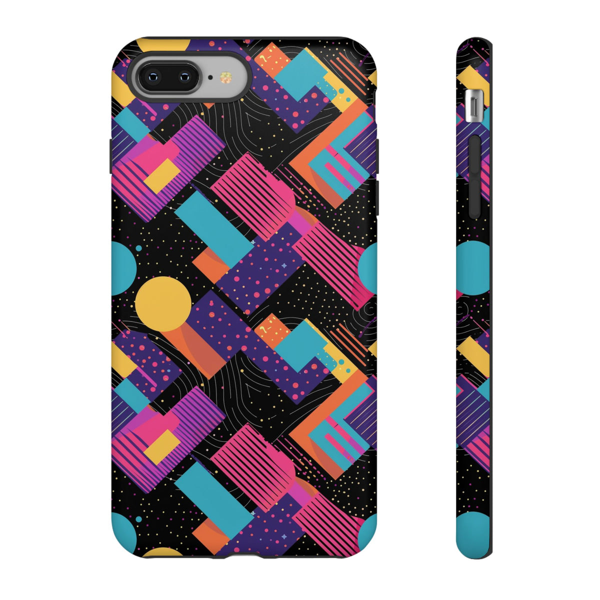 Retro 80s Seamless Phone Case – Vintage Style Meets Modern Protection 088