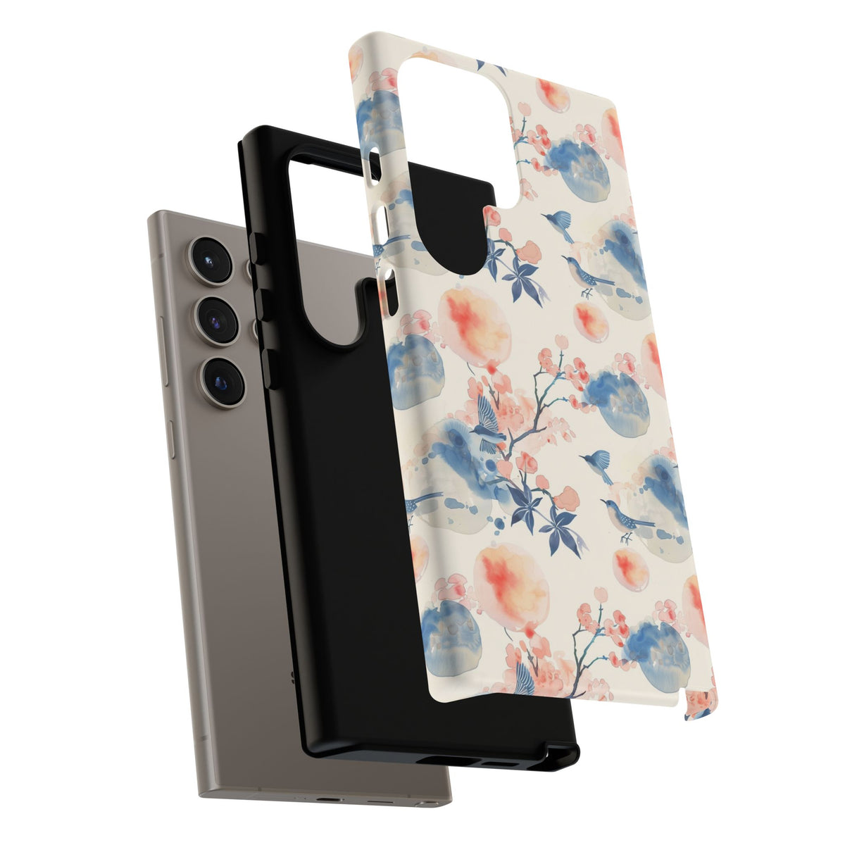 Japanese Pattern Phone Case – Elegant & Timeless Design for Your Phone 083