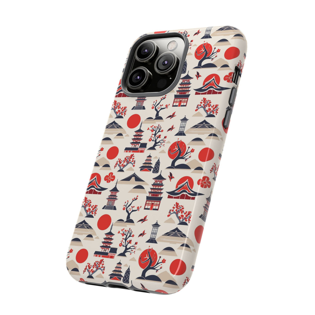 Japanese Pattern Phone Case – Elegant & Timeless Design for Your Phone 013