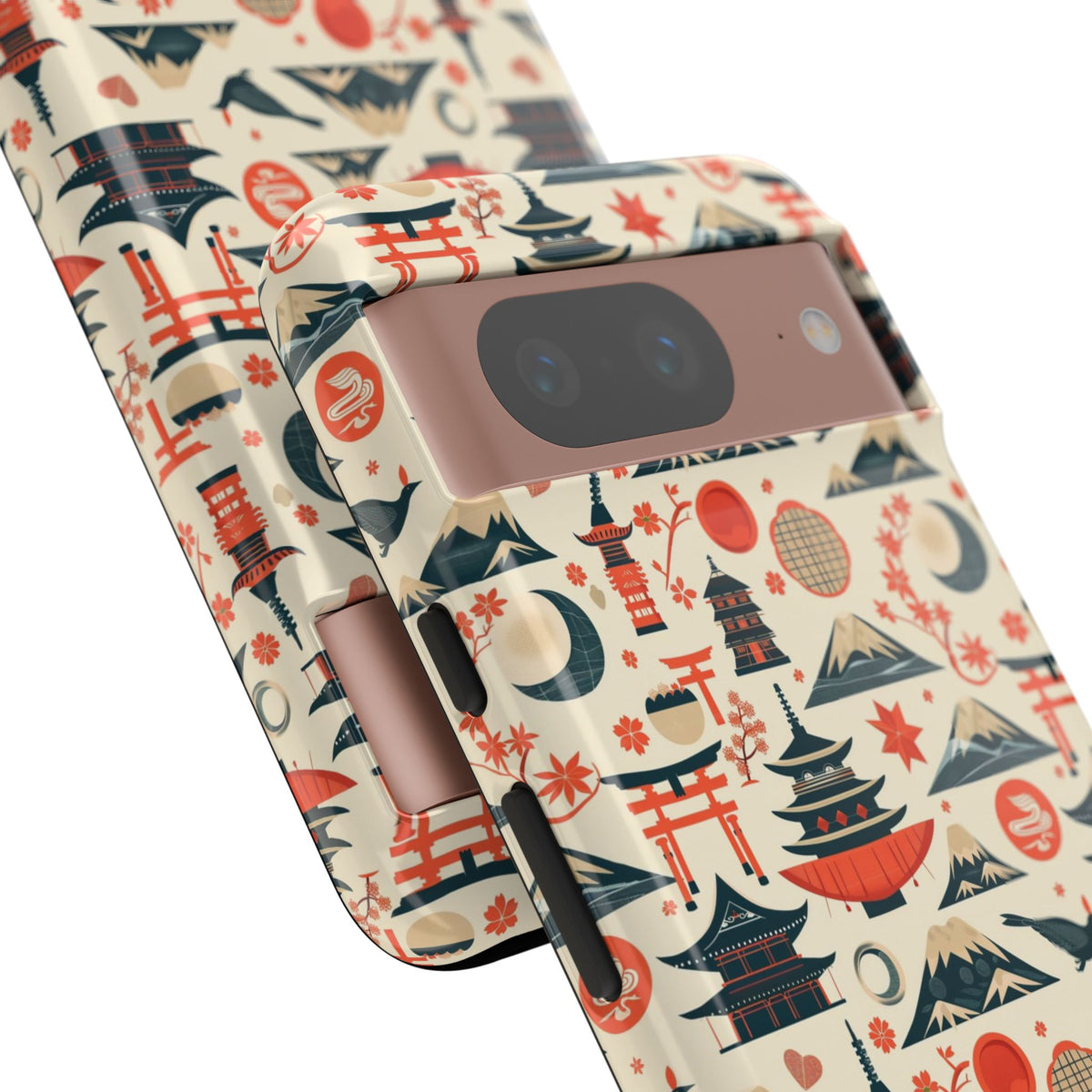 Japanese Pattern Phone Case – Elegant & Timeless Design for Your Phone 140