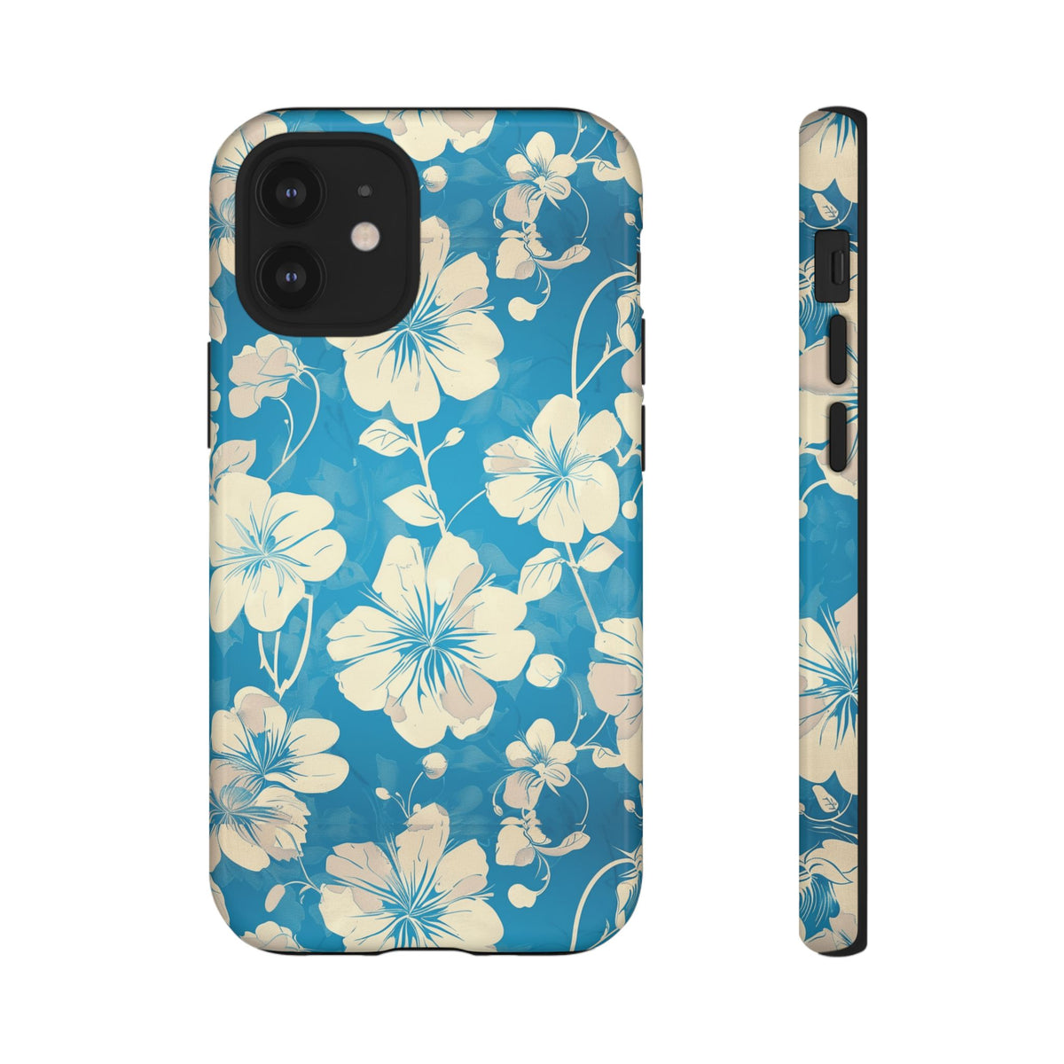 Blue Floral Seamless Pattern Phone Case