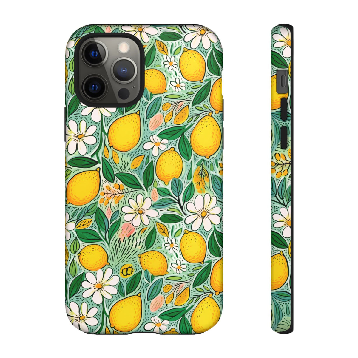 Cute Summer Lemons Phone Case – Refreshing Citrus Design for Your Phone 3