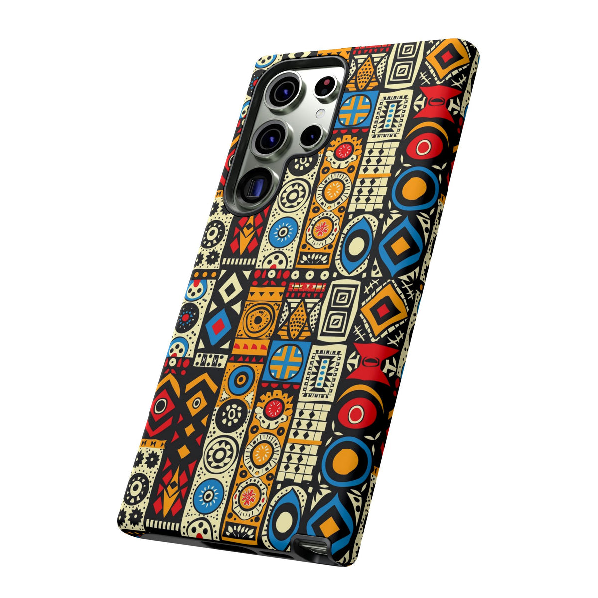 Stylish African Pattern Phone Case – Unique and Vibrant Protection 206