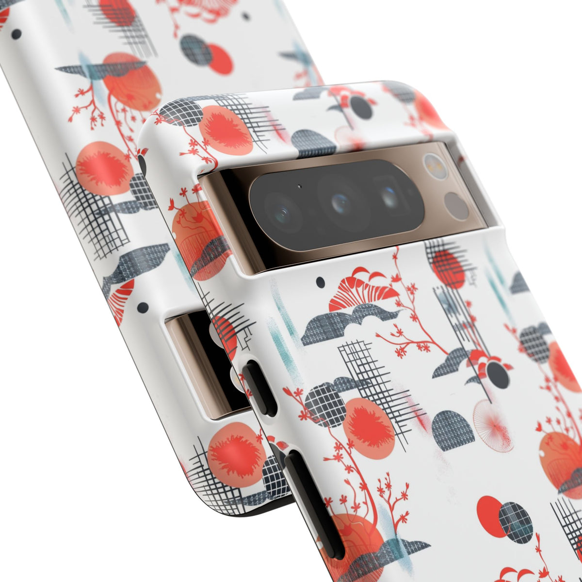 Japanese Pattern Phone Case – Elegant & Timeless Design for Your Phone 082