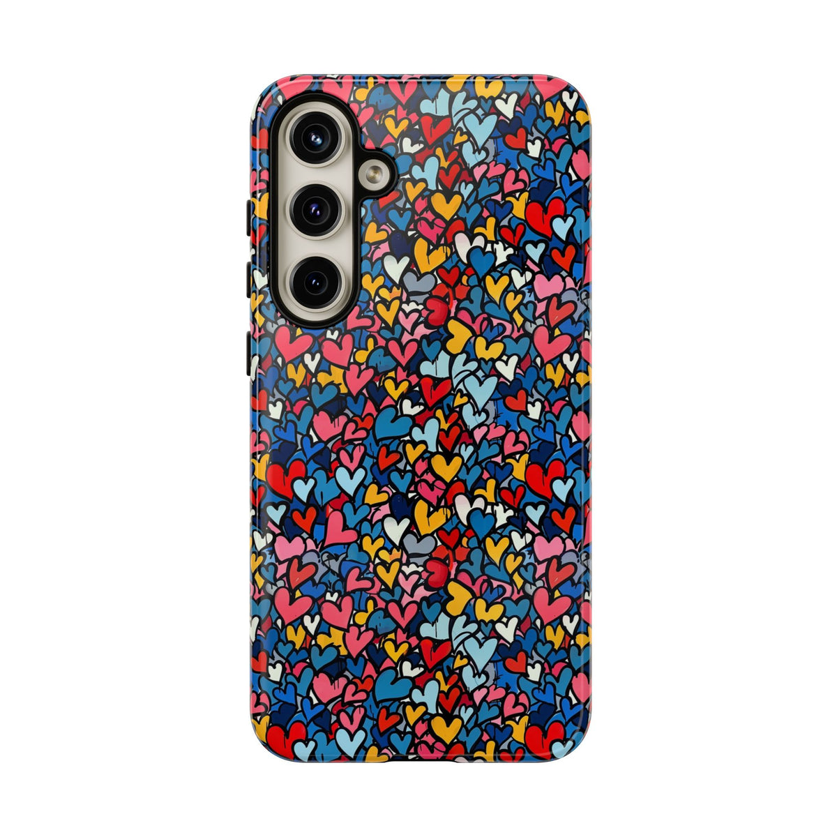 Heart Pattern Phone Case – Stylish & Loving Design for Your Device 820