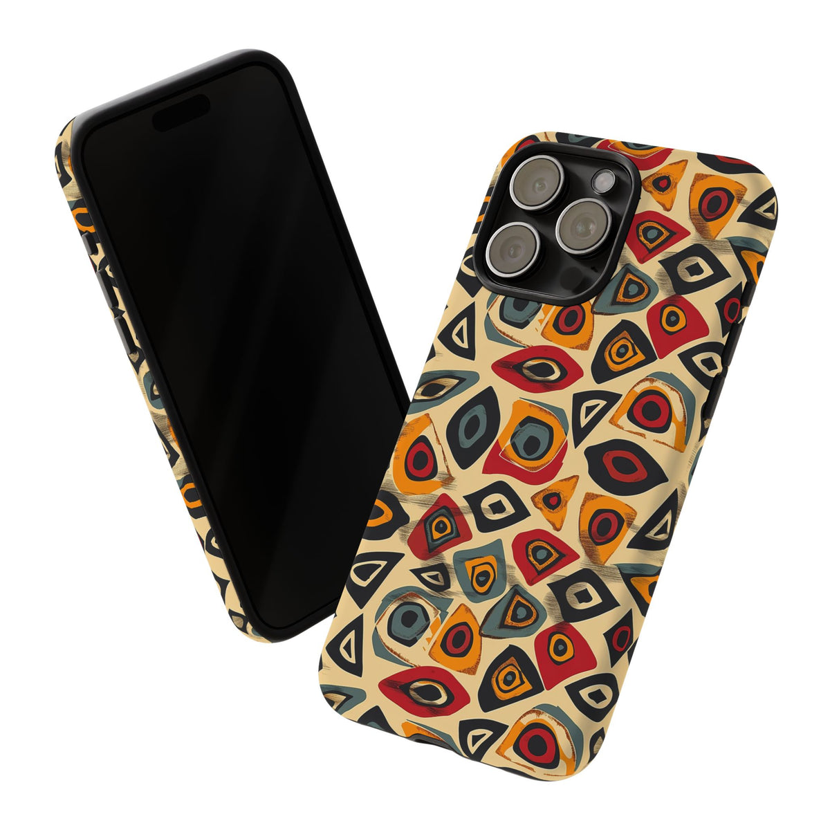 Stylish African Pattern Phone Case – Unique and Vibrant Protection 167