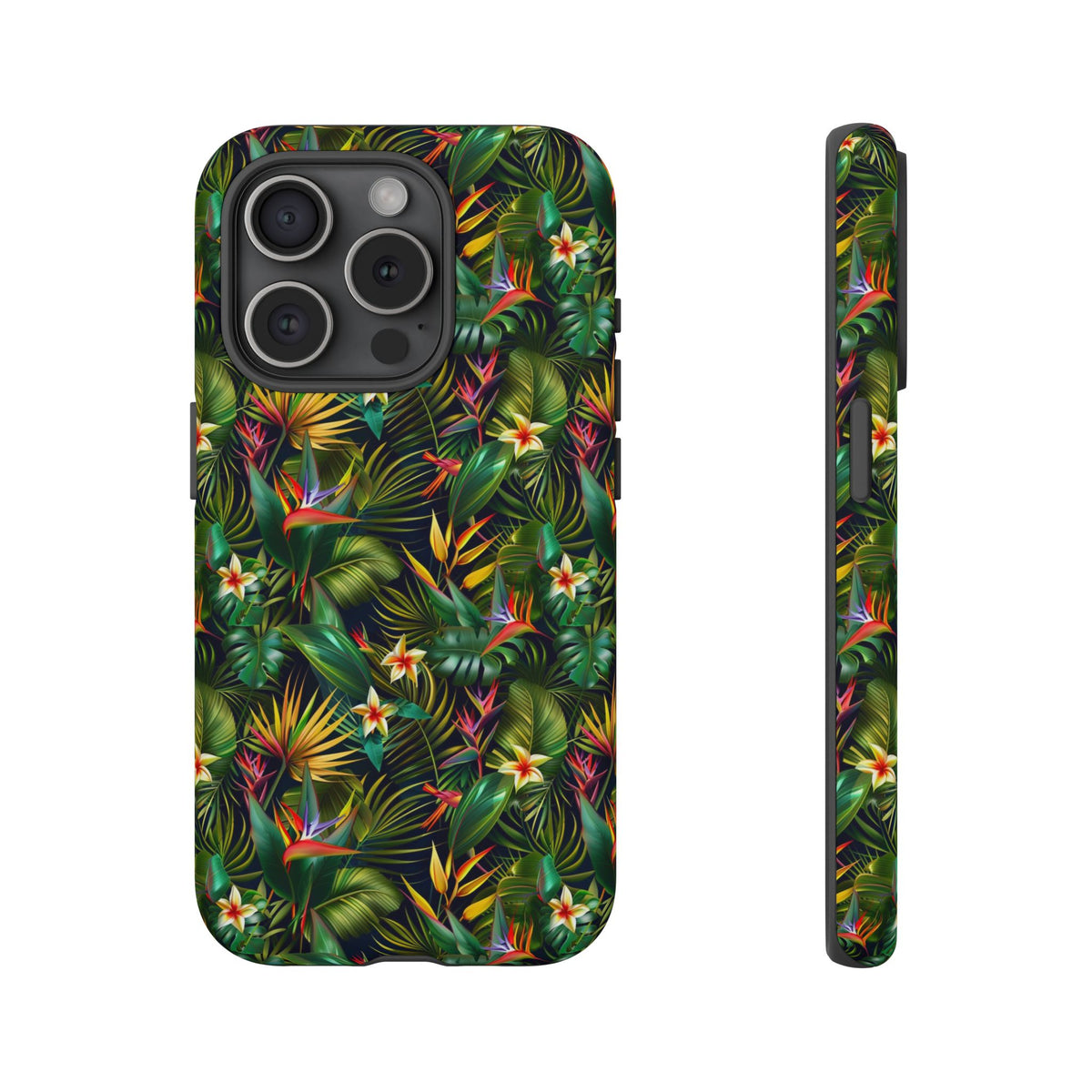 Jungle Pattern Phone Case – Exotic & Lush Design for Your Phone 348