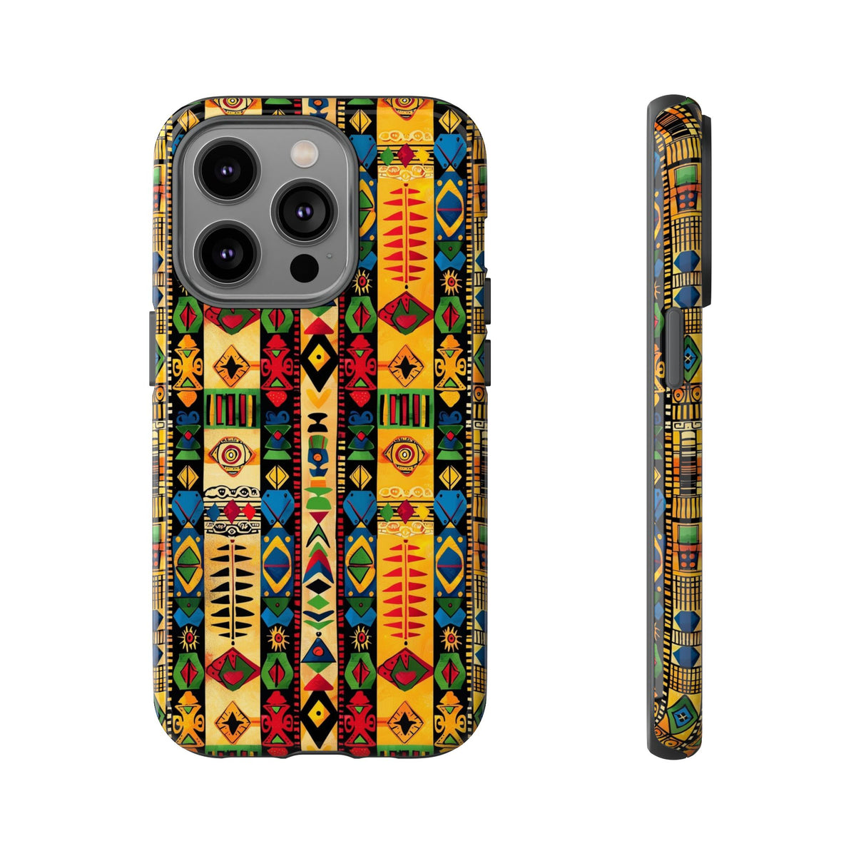 Stylish African Pattern Phone Case – Unique and Vibrant Protection 163