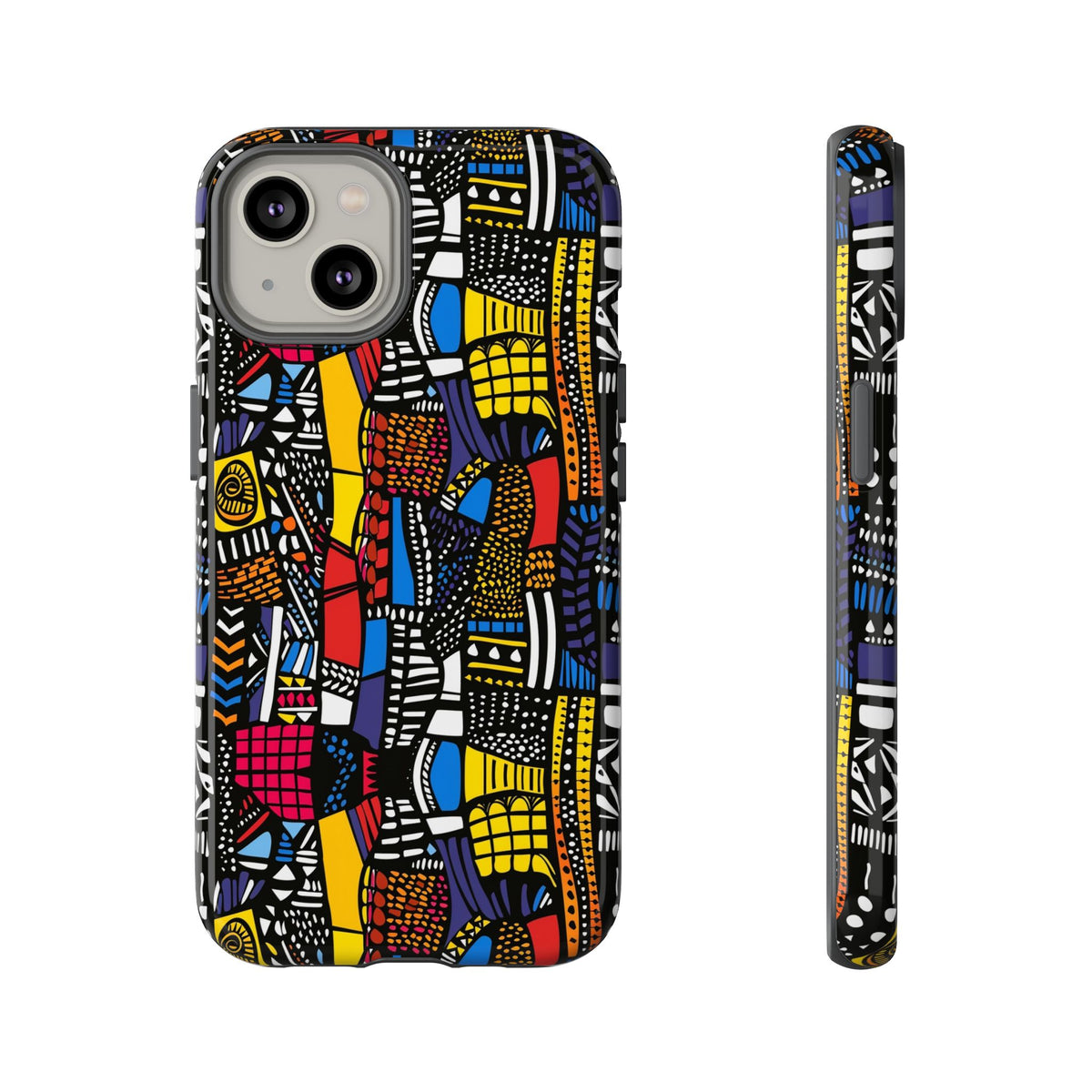 Stylish African Pattern Phone Case – Unique and Vibrant Protection 201