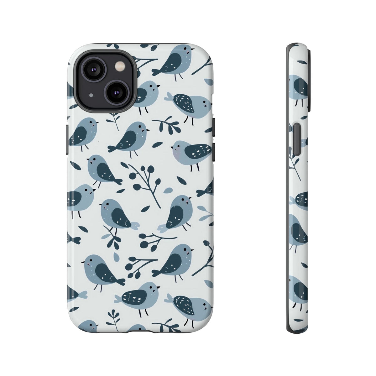 Birds Seamless Pattern Phone Case – Elegant and Timeless Avian Design 10