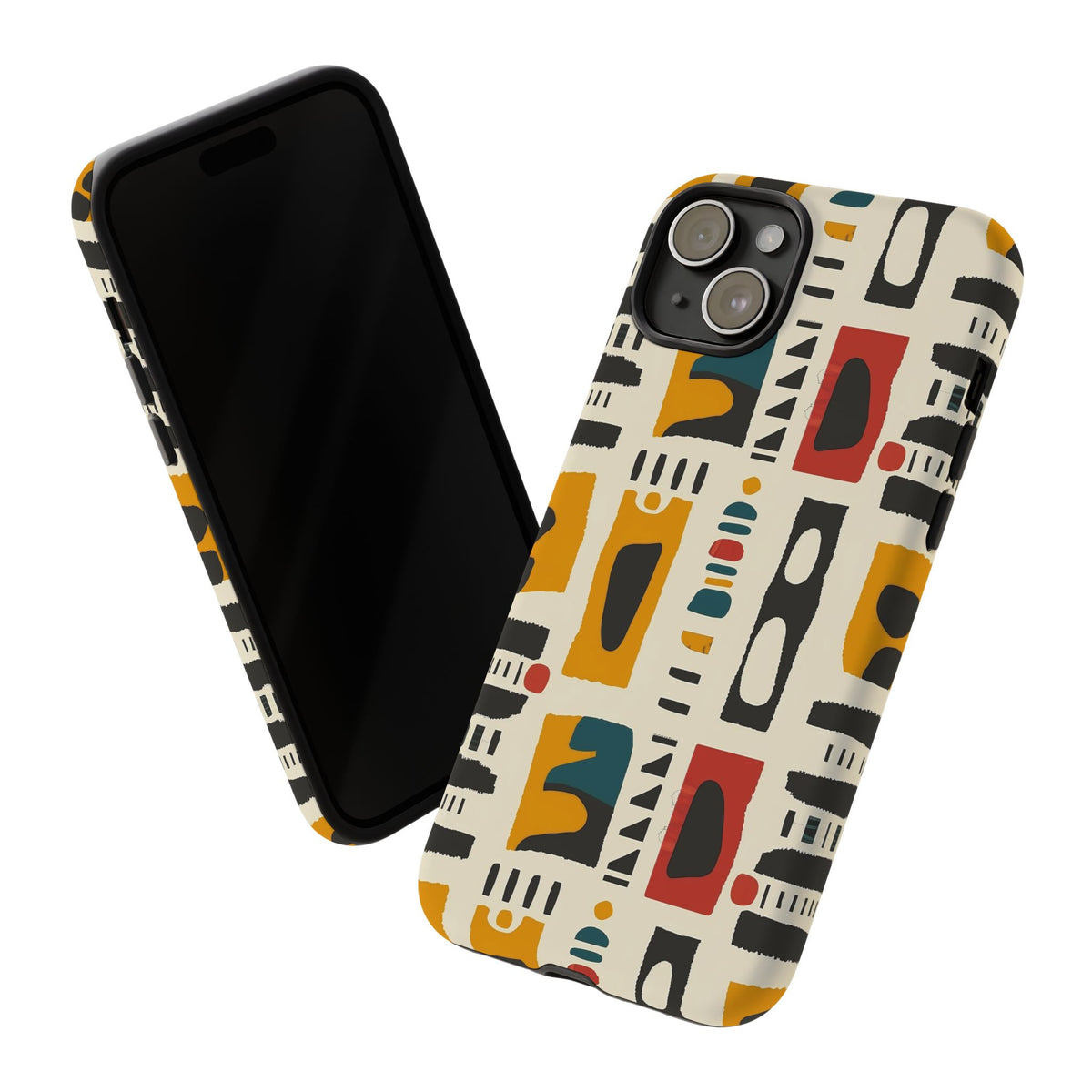 Stylish African Pattern Phone Case – Unique and Vibrant Protection 260