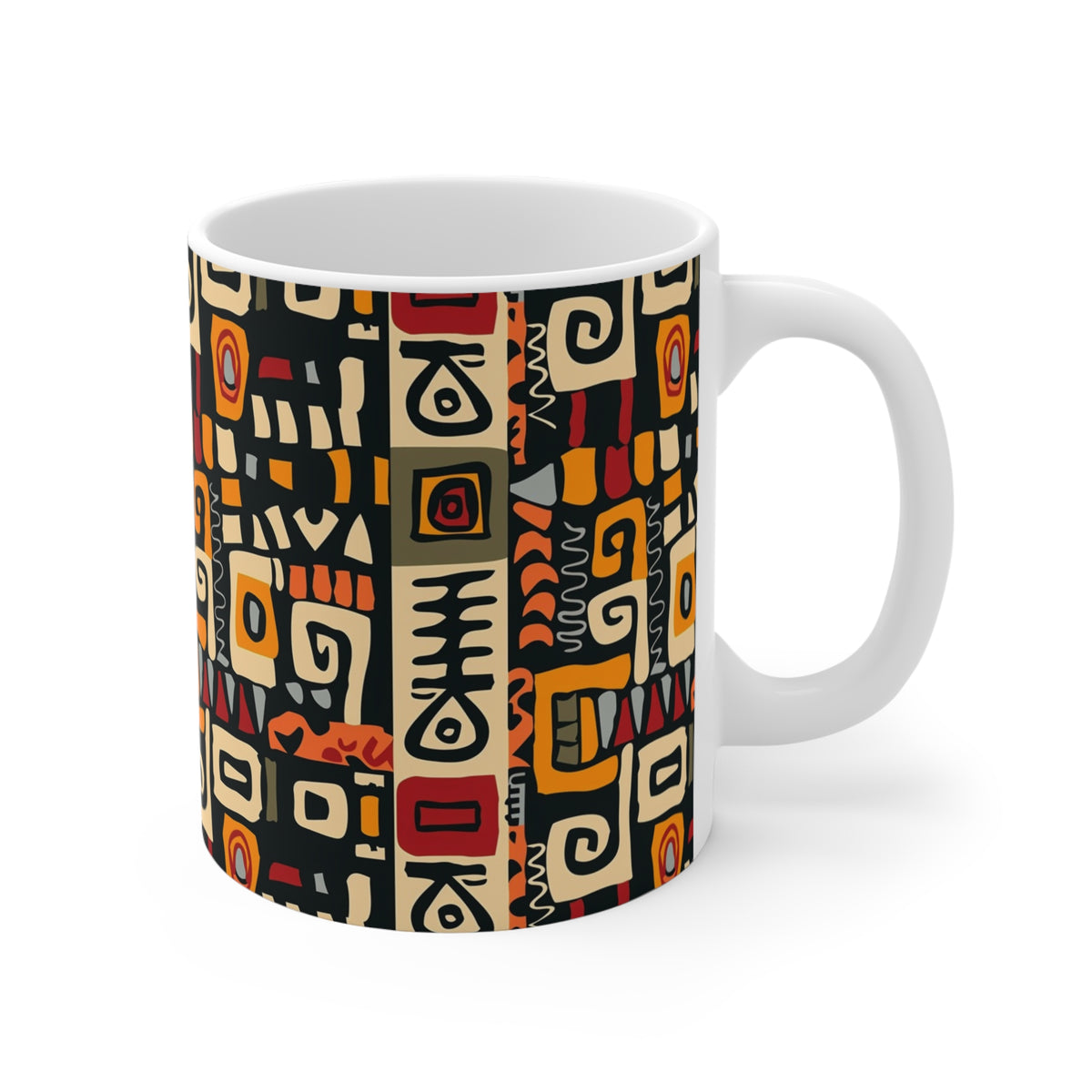 All-Over African Pattern Coffee Mug 525