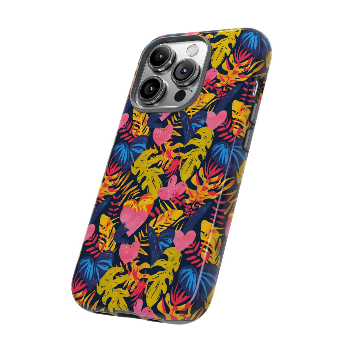 Heart Pattern Phone Case – Stylish & Loving Design for Your Device 360