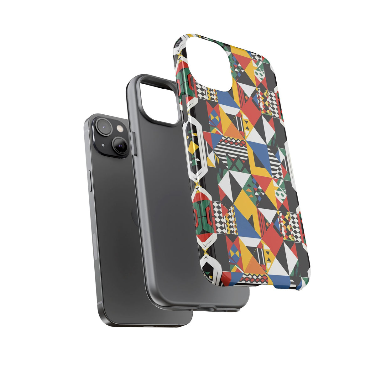 Stylish African Pattern Phone Case – Unique and Vibrant Protection 182