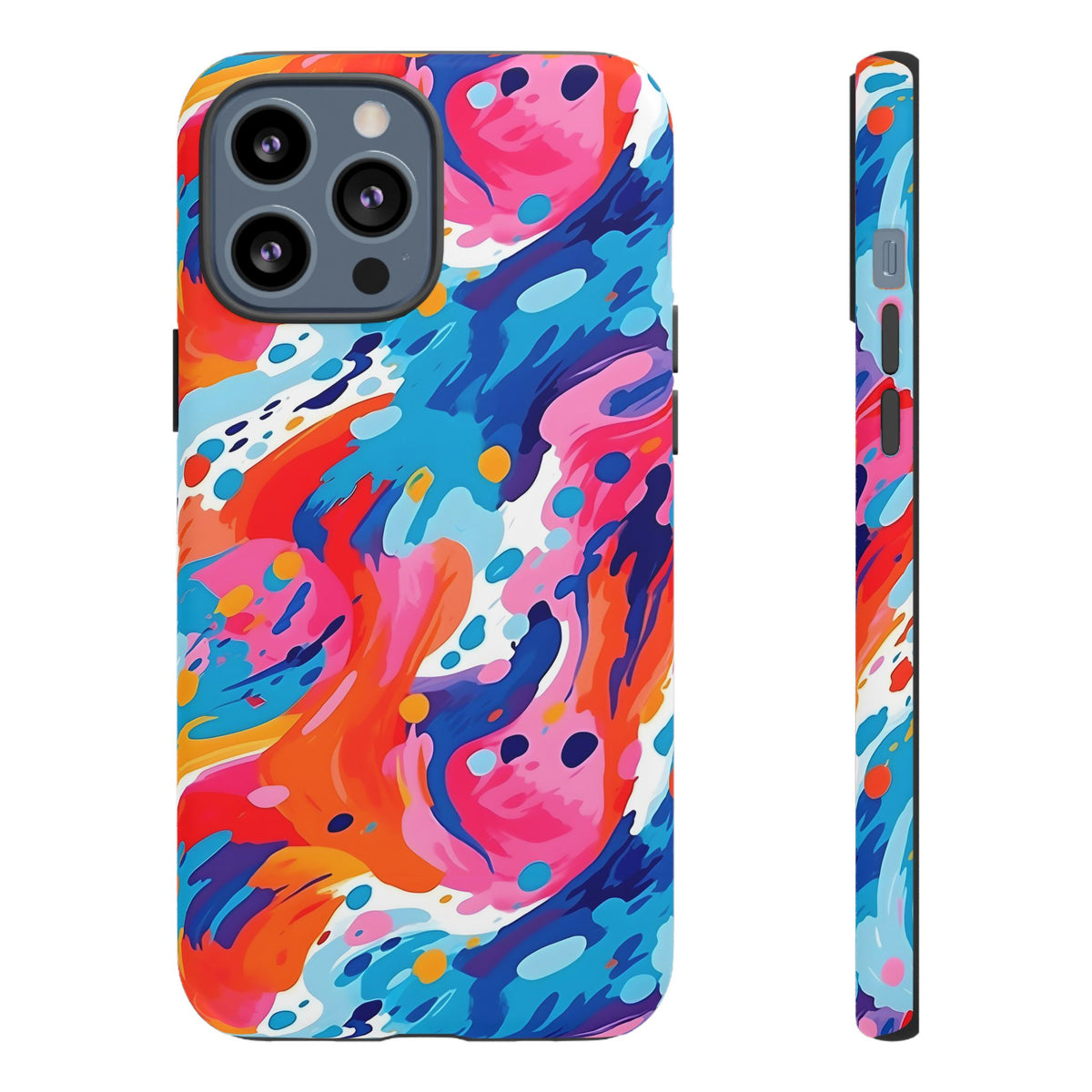 Abstract Painting Design Phone Case – Modern Art-Inspired Phone Cover 4