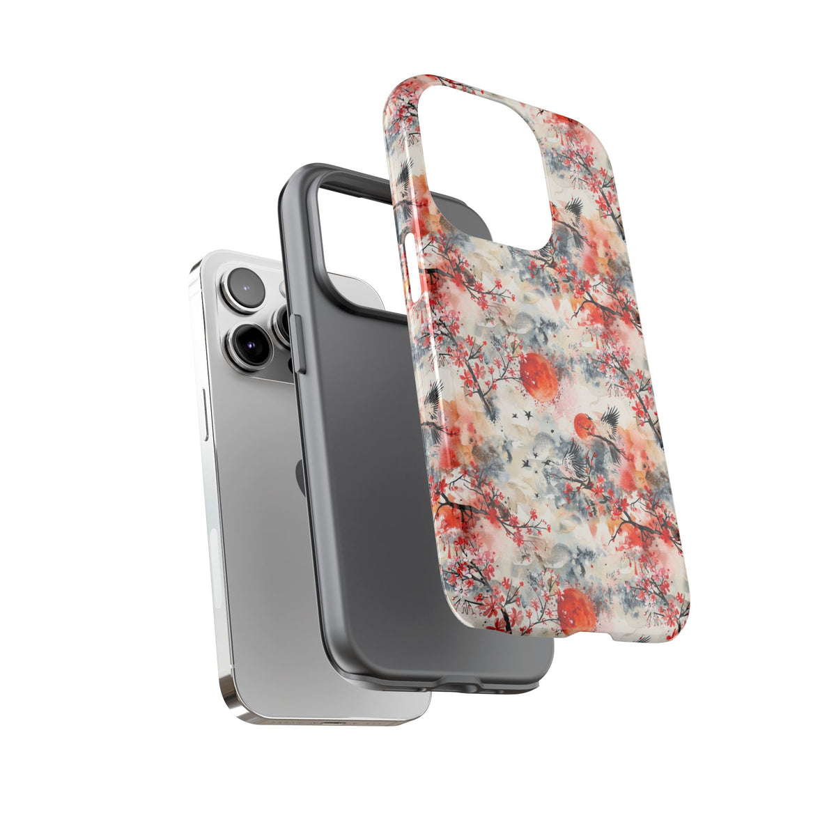 Japanese Pattern Phone Case – Elegant & Timeless Design for Your Phone 110