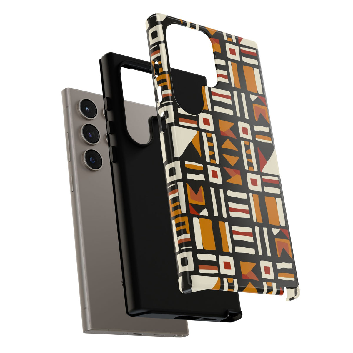 Stylish African Pattern Phone Case – Unique and Vibrant Protection 107