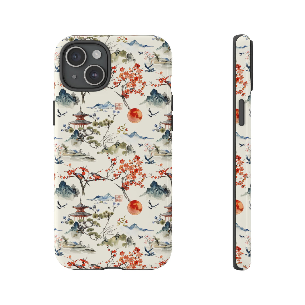 Japanese Pattern Phone Case – Elegant & Timeless Design for Your Phone 120