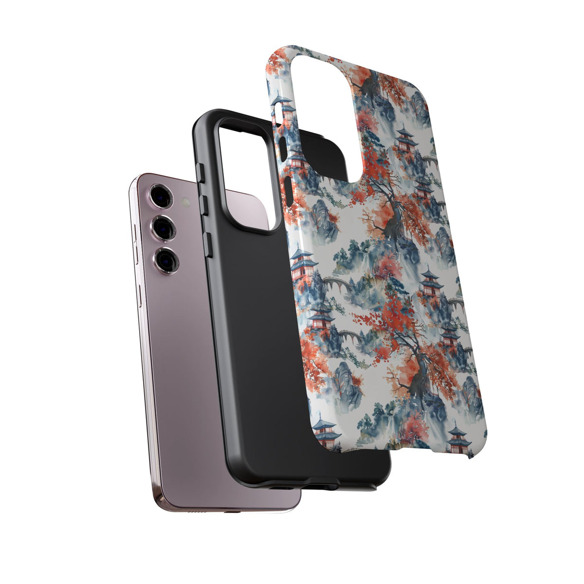 Japanese Pattern Phone Case – Elegant & Timeless Design for Your Phone 043
